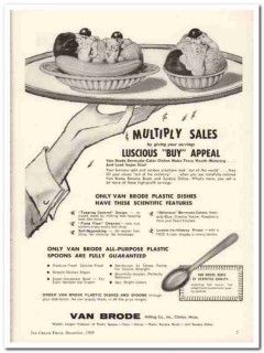 Van Brode Milling Company 1959 Vintage Ad Ice Cream Dishes Buy Appeal Van Brode Milling Company 1959 Vintage Ad Ice Cream Dishes Buy Appeal
