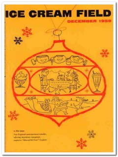ice cream field 1959 december magazine cover vintage print ice cream field 1959 december magazine cover vintage print