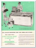 Mohawk Cabinet Company 1959 Vintage Ad Ice Cream Counter-Top Mohawk Cabinet Company 1959 Vintage Ad Ice Cream Counter-Top