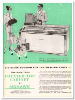 Mohawk Cabinet Company 1959 Vintage Ad Ice Cream Counter-Top Mohawk Cabinet Company 1959 Vintage Ad Ice Cream Counter-Top