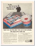 Lily-Tulip Cup Corp 1959 Vintage Ad Ice Cream Packaging Party Gems