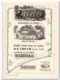 Foote Jenks Corp 1959 Vintage Ad Ice Cream Vanilla Flavor Work Play