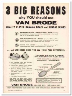 Van Brode Milling Company 1959 Vintage Ad Ice Cream Dishes Big Reasons Van Brode Milling Company 1959 Vintage Ad Ice Cream Dishes Big Reasons