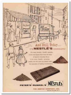 Nestle Company 1960 Vintage Ad Ice Cream Chocolate Flavor Still Today Nestle Company 1960 Vintage Ad Ice Cream Chocolate Flavor Still Today