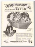 Van Brode Milling Company 1960 Vintage Ad Ice Cream Dishes Tropical Van Brode Milling Company 1960 Vintage Ad Ice Cream Dishes Tropical