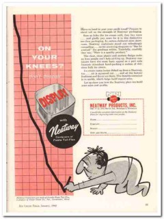 Neatway Products Inc 1960 Vintage Ad Ice Cream Containers Your Knees Neatway Products Inc 1960 Vintage Ad Ice Cream Containers Your Knees