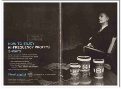 Sealright-Oswego Falls Corp 1960 Vintage Ad Ice Cream Hi-Frequency