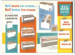 Schaefer Inc 1960 Vintage Ad Ice Cream Cabinet Complete Line Sell More