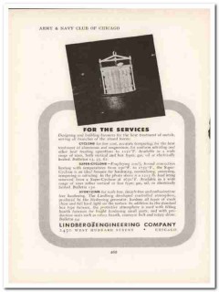lindberg engineering company 1943 furnaces ww2 wartime vintage ad