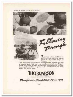 thordarson electric mfg company 1943 following ww2 wartime vintage ad