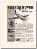 foote bros gear machine corp 1943 horsepower ww2 wartime vintage ad foote bros gear machine corp 1943 horsepower ww2 wartime vintage ad