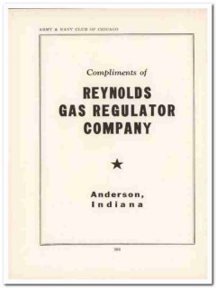 reynolds gas regulator company 1943 anderson in ww2 wartime vintage ad