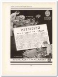 south bend lathe works 1943 precision ww2 wartime vintage ad south bend lathe works 1943 precision ww2 wartime vintage ad