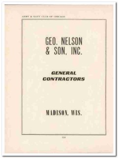 geo nelson son inc 1943 general contractors ww2 wartime vintage ad