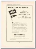 magnavox company 1943 proud fly flag pennant ww2 wartime vintage ad magnavox company 1943 proud fly flag pennant ww2 wartime vintage ad