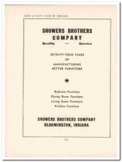 showers brothers company 1943 better furniture ww2 wartime vintage ad showers brothers company 1943 better furniture ww2 wartime vintage ad