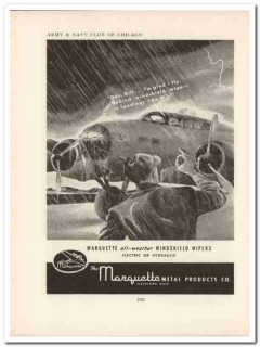 marquette metal products company 1943 wipers ww2 wartime vintage ad marquette metal products company 1943 wipers ww2 wartime vintage ad
