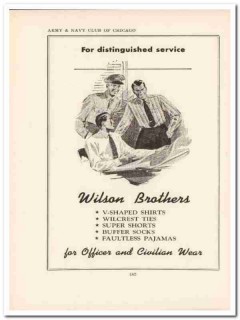 wilson brothers shirt company 1943 ties shorts ww2 wartime vintage ad wilson brothers shirt company 1943 ties shorts ww2 wartime vintage ad