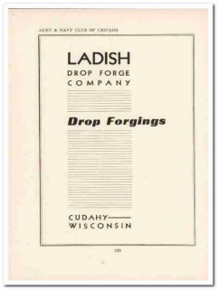 ladish drop forge company 1943 automotive ww2 wartime vintage ad