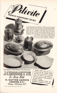j chomette son ltd 1953 pilivite french fireproof china vintage ad