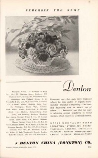 denton china company 1953 remember english craftsmanship vintage ad