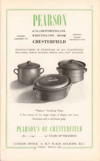 pearson company ltd 1947 peanco cook ware stoneware pottery vintage ad