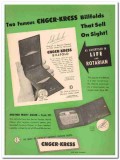 Enger-Kress Company 1946 Vintage Ad Leather Goods Billfolds Two Famous