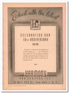 harmony bag company 1946 celebrating anniversary handbag vintage ad harmony bag company 1946 celebrating anniversary handbag vintage ad