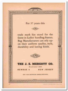 j e mergott company 1946 jemco 57 years handbag frames vintage ad j e mergott company 1946 jemco 57 years handbag frames vintage ad