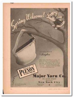major yarn company 1946 plexon welcome ingber handbag vintage ad major yarn company 1946 plexon welcome ingber handbag vintage ad