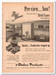 Stein Brothers Mfg Company 1946 Vintage Ad Luggage Brief Case Pre-View