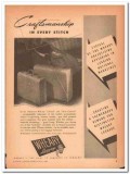 Wheary Inc 1946 Vintage Ad Luggage Little Colonel Craftsmanship Stitch