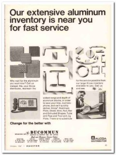 ducommun metals supply company 1967 extensive aluminum vintage ad