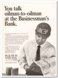 houston national bank 1967 petroleum oilman businessman vintage ad