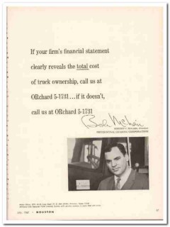 prudential leasing corp 1967 robert c mcnair fleet truck vintage ad prudential leasing corp 1967 robert c mcnair fleet truck vintage ad
