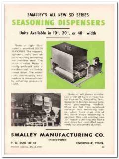 smalley mfg company 1967 seasoning dispensers snack food vintage ad smalley mfg company 1967 seasoning dispensers snack food vintage ad