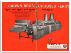 j d ferry company 1967 brown bros potato chip snack food vintage ad