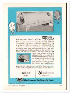 magnuson engineers inc 1968 potato peeler blue food vintage ad