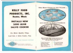 salvo machinery company 1968 kelly food products chip snack vintage ad salvo machinery company 1968 kelly food products chip snack vintage ad