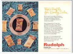 rudolph foods company 1968 smoked pork rinds snack food vintage ad rudolph foods company 1968 smoked pork rinds snack food vintage ad