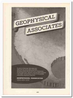 Geophysical Associates Inc 1958 Vintage Ad Oil Field Offices Staffed Geophysical Associates Inc 1958 Vintage Ad Oil Field Offices Staffed