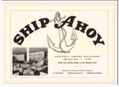 ship ahoy restaurant 1953 pomonis malavis andrew ahepans vintage ad ship ahoy restaurant 1953 pomonis malavis andrew ahepans vintage ad