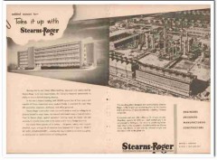 Stearns-Roger Mfg Company 1954 Vintage Ad Denver Home Office Building Stearns-Roger Mfg Company 1954 Vintage Ad Denver Home Office Building