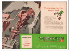 Mission Mfg Company 1954 Vintage Ad Oil Field Pump Parts Day Off Mission Mfg Company 1954 Vintage Ad Oil Field Pump Parts Day Off