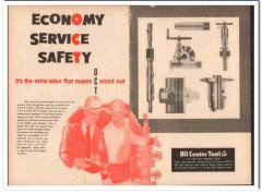 Oil Center Tool Company 1954 Vintage Ad O-C-T Economy Service Safety Oil Center Tool Company 1954 Vintage Ad O-C-T Economy Service Safety