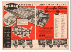 Fisher Governor Company 1954 Vintage Ad Oil Field Stocks Factories Fisher Governor Company 1954 Vintage Ad Oil Field Stocks Factories