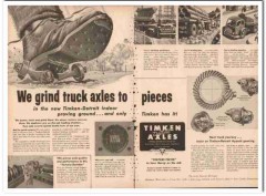 rockwell spring axle company 1954 timken-detroit truck vintage ad rockwell spring axle company 1954 timken-detroit truck vintage ad