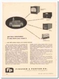 Fischer Porter Company 1957 Vintage Ad Oil Flow Information Meters Fischer Porter Company 1957 Vintage Ad Oil Flow Information Meters