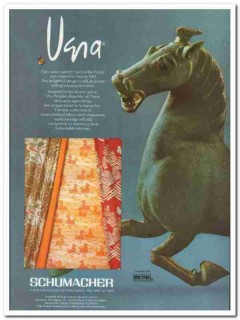 f schumacher company 1976 vera jack pulpit pattern fabric vintage ad f schumacher company 1976 vera jack pulpit pattern fabric vintage ad