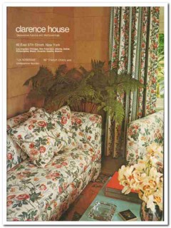 clarence house 1976 la roseraie french chintz fabric vintage ad clarence house 1976 la roseraie french chintz fabric vintage ad